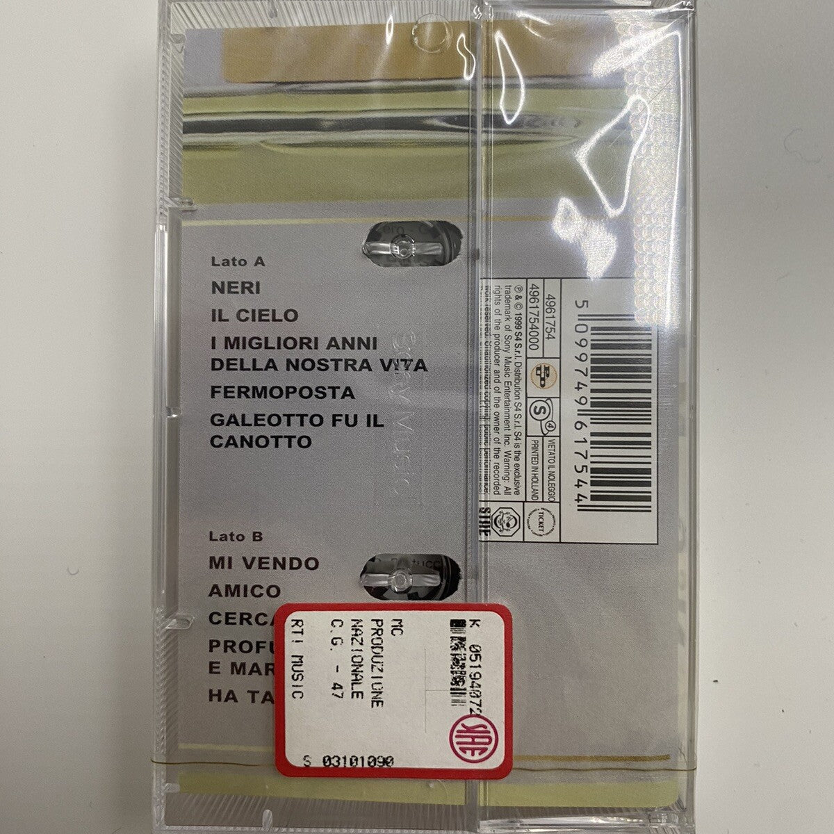 MUSICASSETTA TAPE SS Mina N’0 Musica Italiano