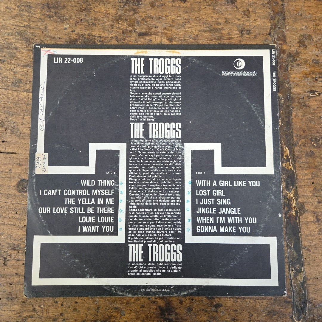 LP The Troggs - The Troggs LIR 22-008 Rock  Music