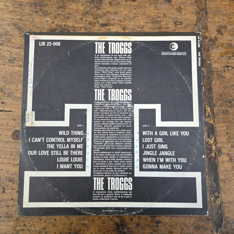 LP The Troggs - The Troggs LIR 22-008 Rock  Music