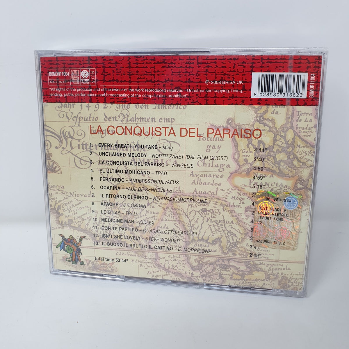CD Manuel Vasquez  Atahualpa Panflute Melodies La Conquista Del Paraiso