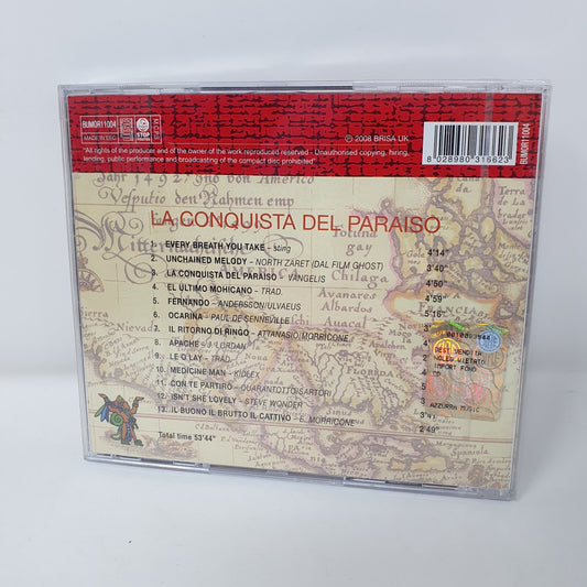 CD Manuel Vasquez  Atahualpa Panflute Melodies La Conquista Del Paraiso