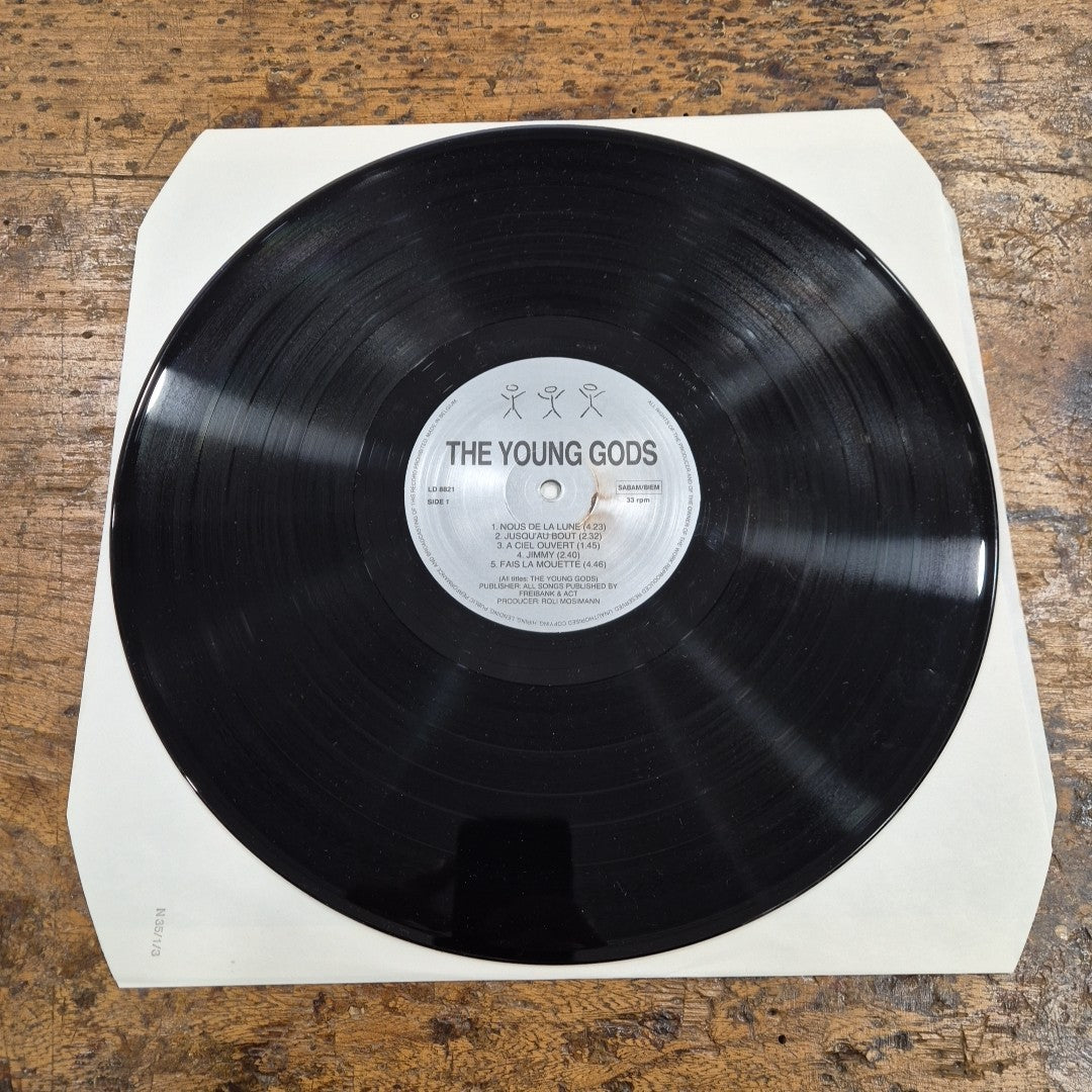 LP The Young Gods - LD 8821 Made In Belgium Electronic Rock Vinile