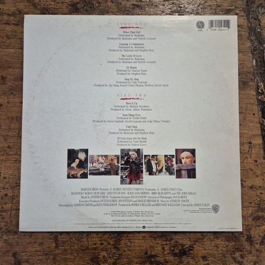 LP Madonna Who's That Girl Original Motion Picture Soundtrack 1-25611