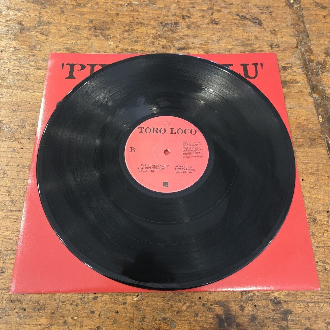 LP Piero Pelú - Toro Loco Remixed By Eiffel 65 8573847720 Made In Italy Remix