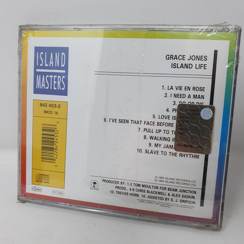 CD Grace Jones – Island Life Island Records – 842 453-2 Sealed