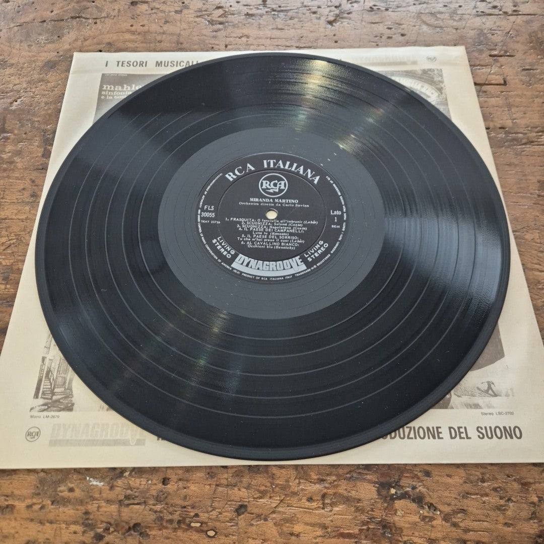 LP Miranda Martino - Operetta Primo Amore FLS 30055 Musica Italiana Vinile