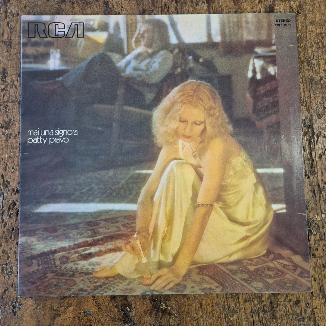 LP Patty Pravo  Mai Una Signora TPL1 1051 italy 1974 Musica Italiana Vinile 12