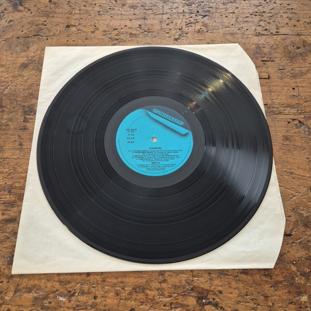 LP Mietta Canzoni LPX 249 Made In Italy 1990 Musica Italiana Vinile Pop