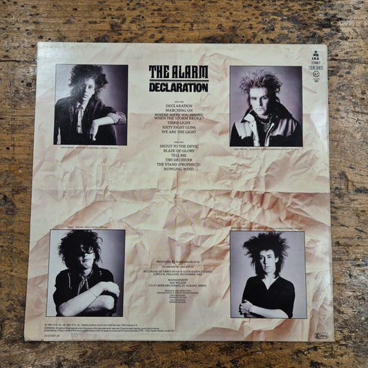 LP The Alarm - Declaration ILP 25887 Musica Rock New Wave Vinile