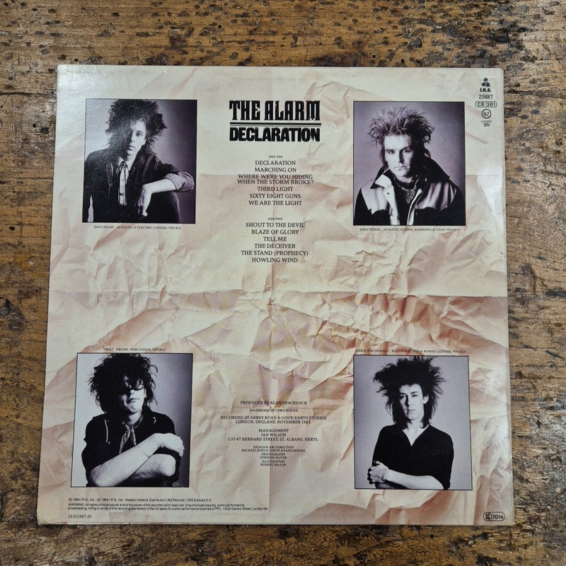 LP The Alarm - Declaration ILP 25887 Musica Rock New Wave Vinile
