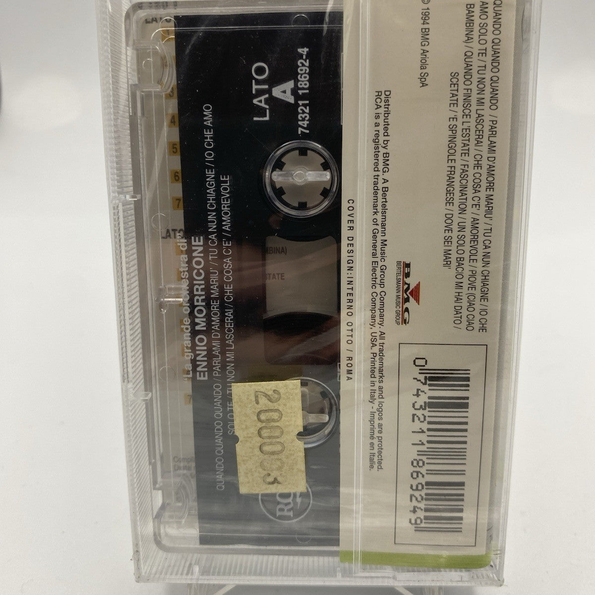 MUSICASSETTA Tape SS  La Grande Orchestra Di Ennio Morricone
