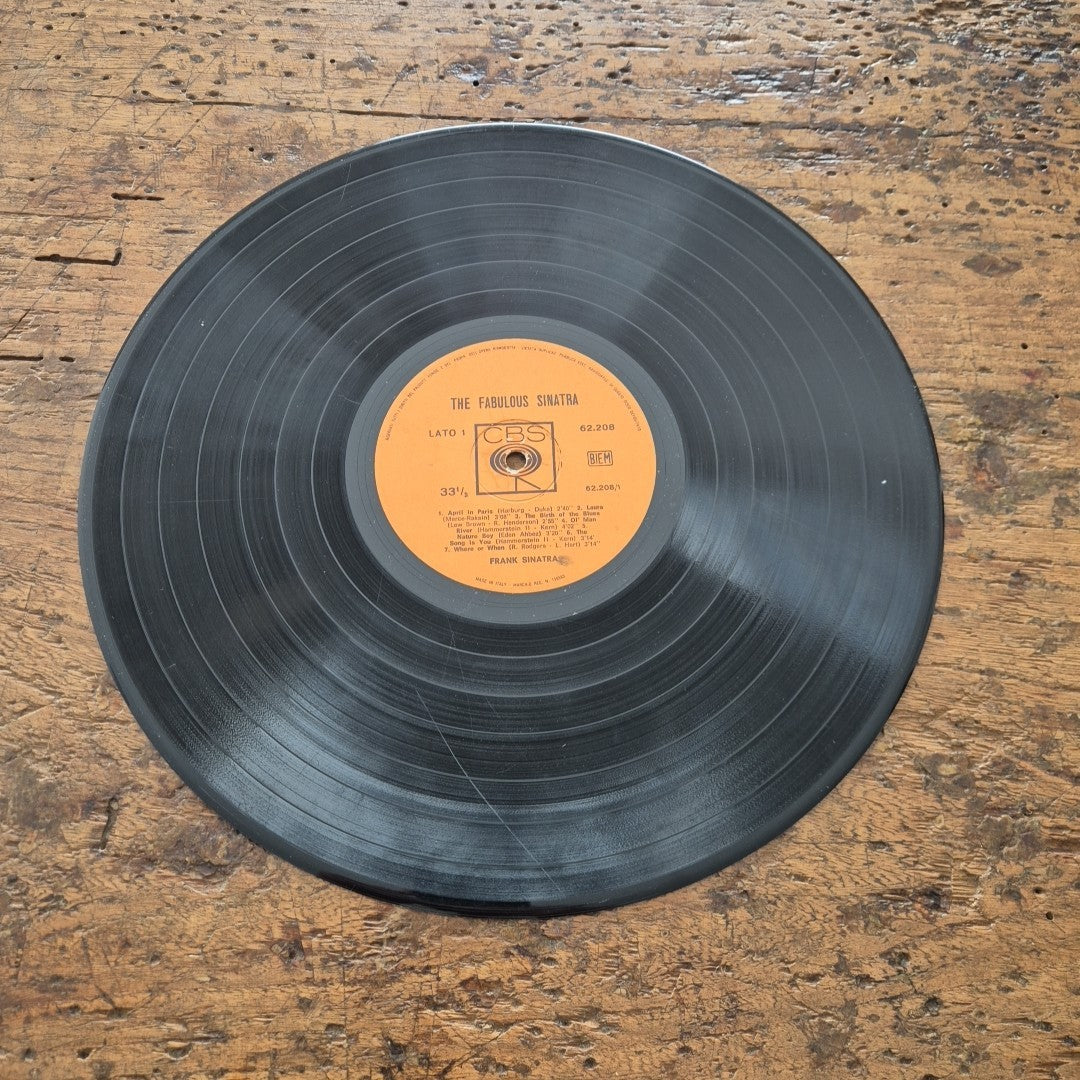 LP Frank Sinatra - The Fabulous Sinatra CBS 62.208 Jazz Big Band Vinile 12