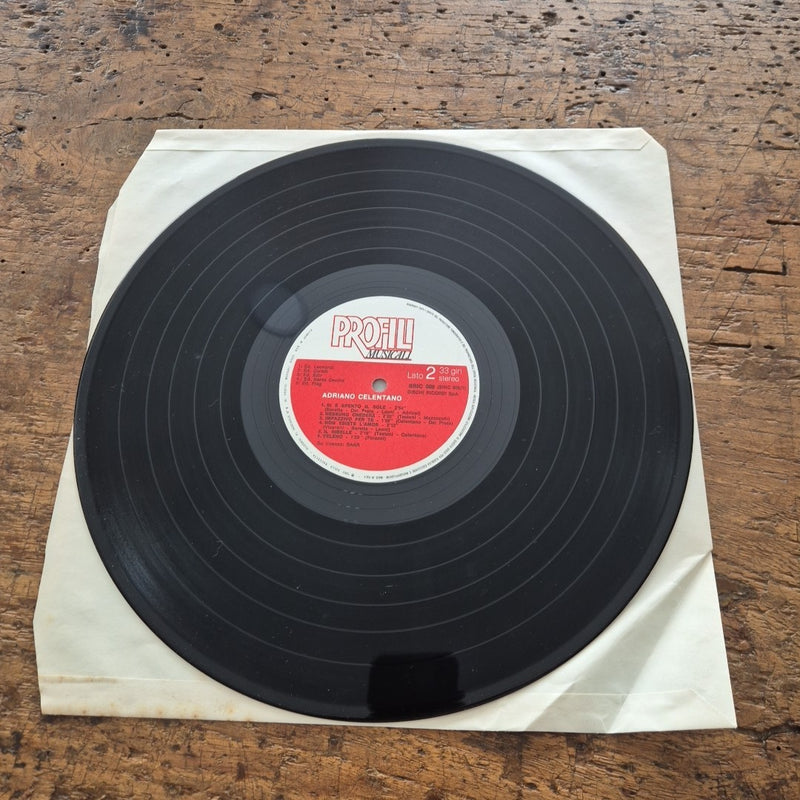 LP Adriano Celentano - Profili Musicali SRIC 009 Musica Italiana Vinile