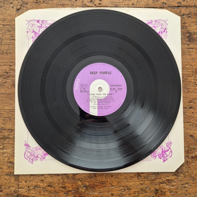 LP Deep Purple - Come Taste The Band Prima Stampa Italiana 1975