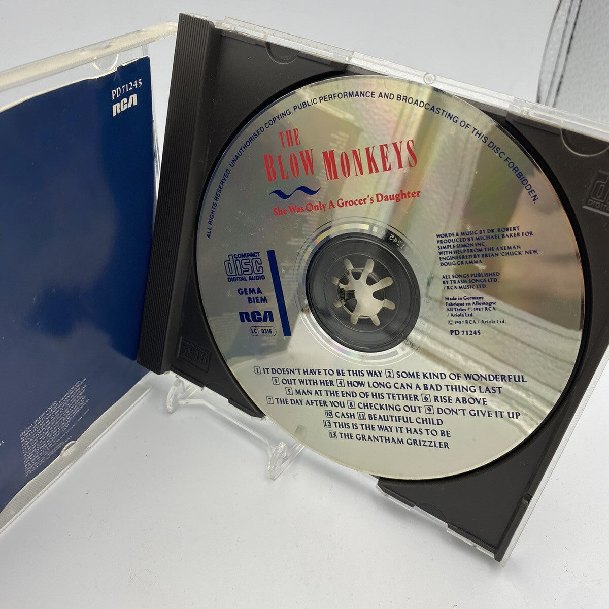 CD The Blow Monkeys – She Was Only A Grocer's Daughter 1987 Soft Rock
