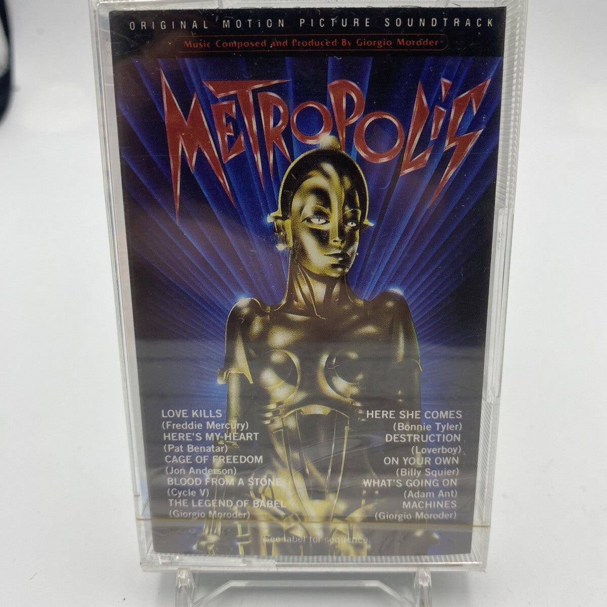 MUSICASSETTA Tape SS Various – Metropolis :CBS – 40-70252 Rock Stage 1984