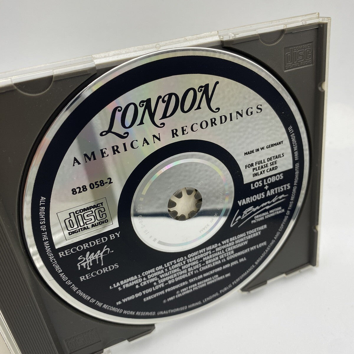 CD Various – La Bamba (Original Motion Picture Soundtrack) Latin