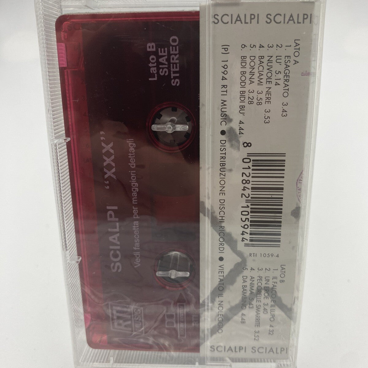 MUSICASSETTA Tape SS Scialpi XXX Italy