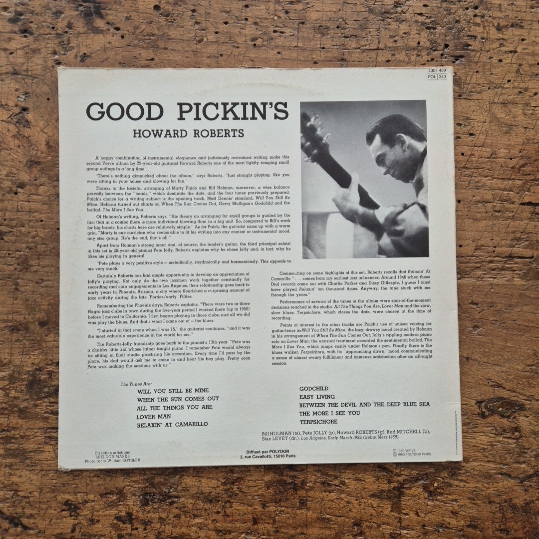 LP Howard Roberts - Good Pickin's 2304 459 Musica Jazz Vinile 12