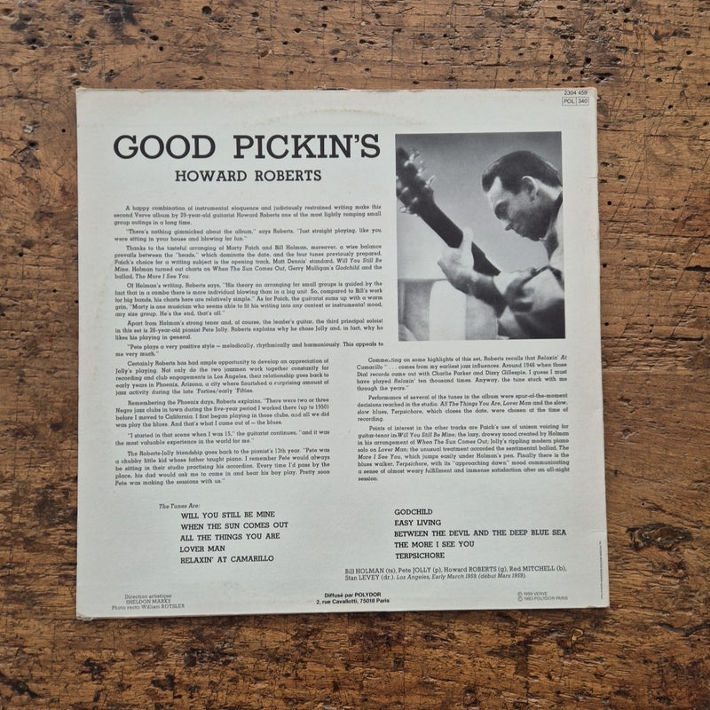 LP Howard Roberts - Good Pickin's 2304 459 Musica Jazz Vinile 12