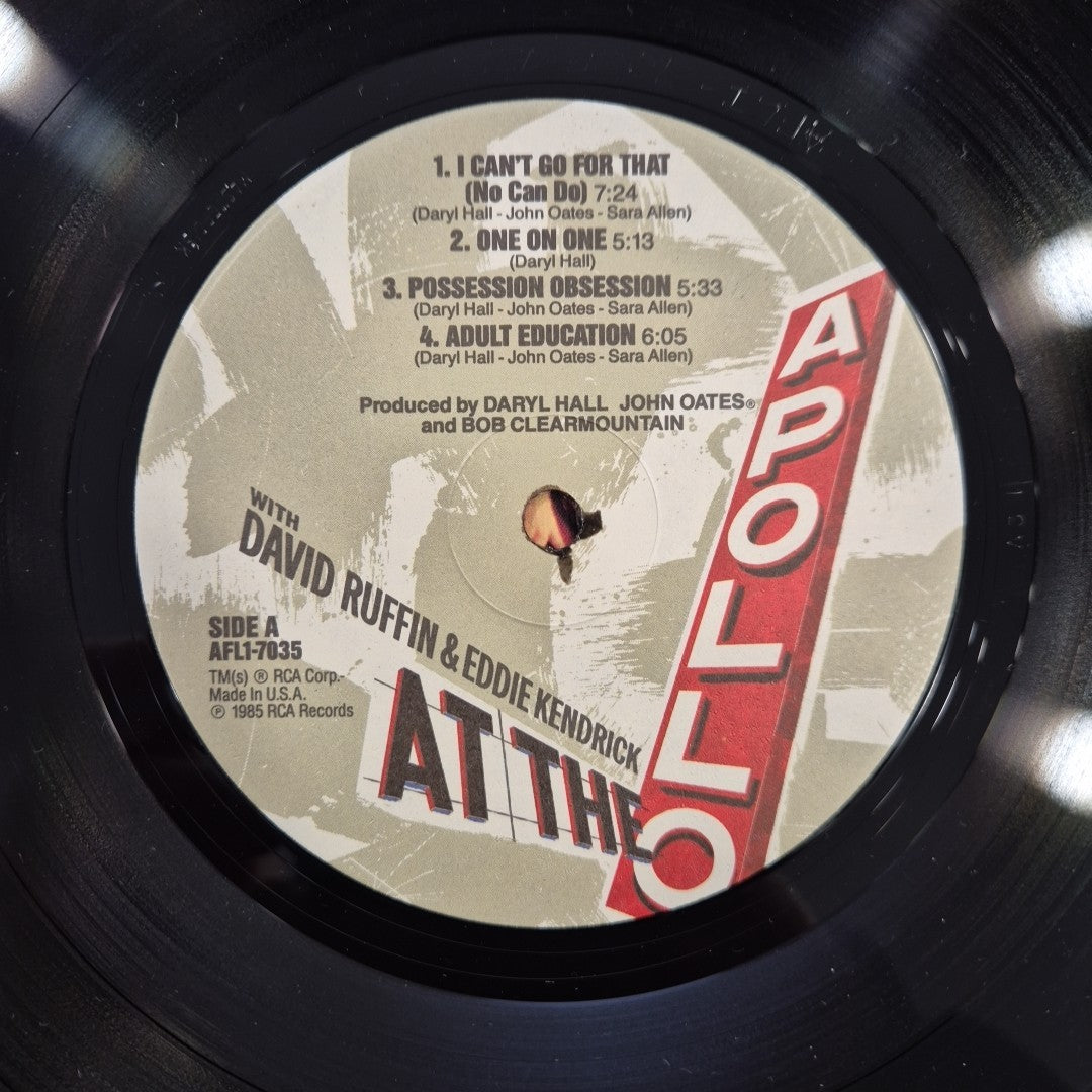 LP Daryl Hall John Oates Bob Clearmoutain Apollo AFL1-7035 Musica Rock Vinile