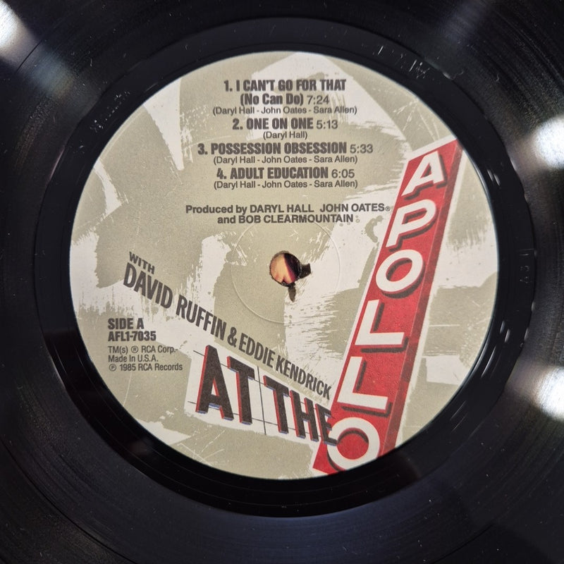 LP Daryl Hall John Oates Bob Clearmoutain Apollo AFL1-7035 Musica Rock Vinile