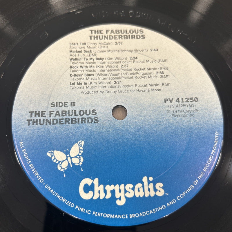 LP The Fabulous Thunderbirds - PV 41250 Made In USA 1979 Vinile Rock