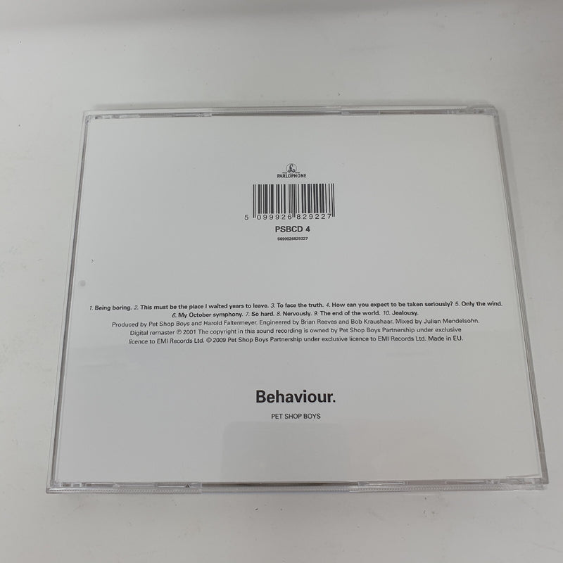 CD Pet Shop Boys – BehaviourParlophone – PSBCD 4 Europe 2009