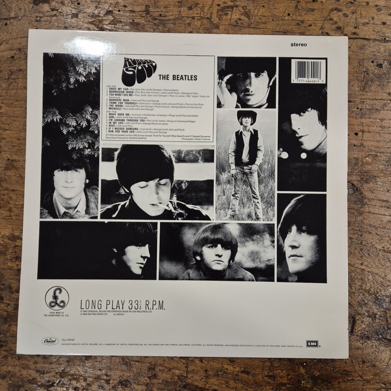 LP The Beatles - Rubber Soul CLJ 46440 CAPITOL Made In USA ristampa Vinile Rock