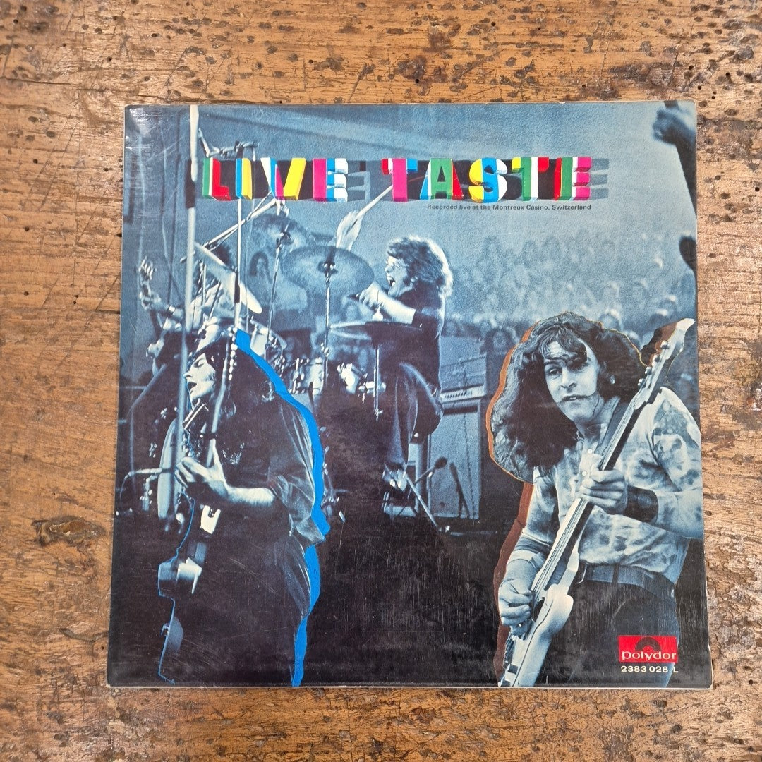 LP Taste - Live Taste 2383 028 L Made In Italy 1971 Musica Rock Vinile