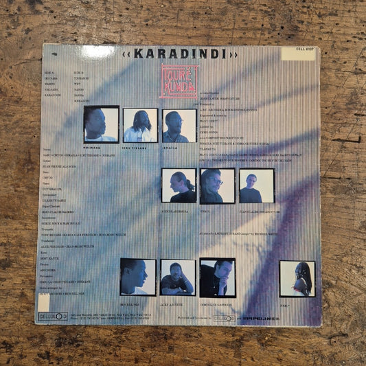 LP Toure Kunda - Karadindi CELL 6137 Made In USA 1988 Musica African Vinile 12