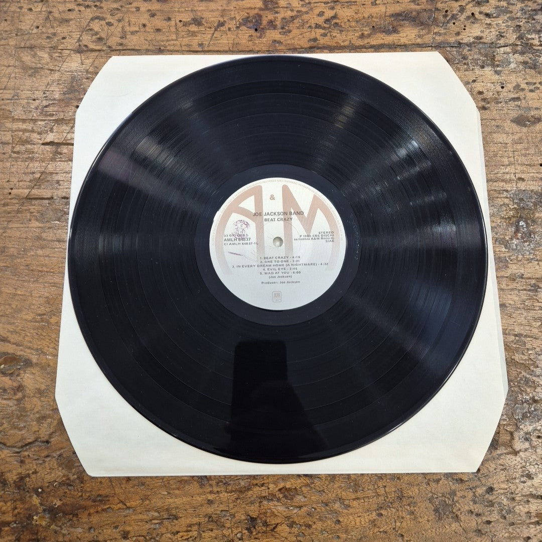 LP Joe Jackson Band - Beat Crazy AMLH 64837 Made In Italy 1980 Rock Vinile