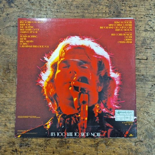 LP Van Morrison - It's Too Late To Stop Now 839 168-1 Germany 1974 Rock Vinile