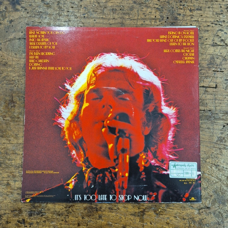 LP Van Morrison - It's Too Late To Stop Now 839 168-1 Germany 1974 Rock Vinile