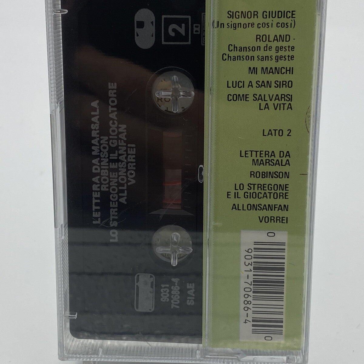MUSICASSETTA Tape SS Roberto Vecchioni – Robinson, Come Salvarsi La Vita Italy