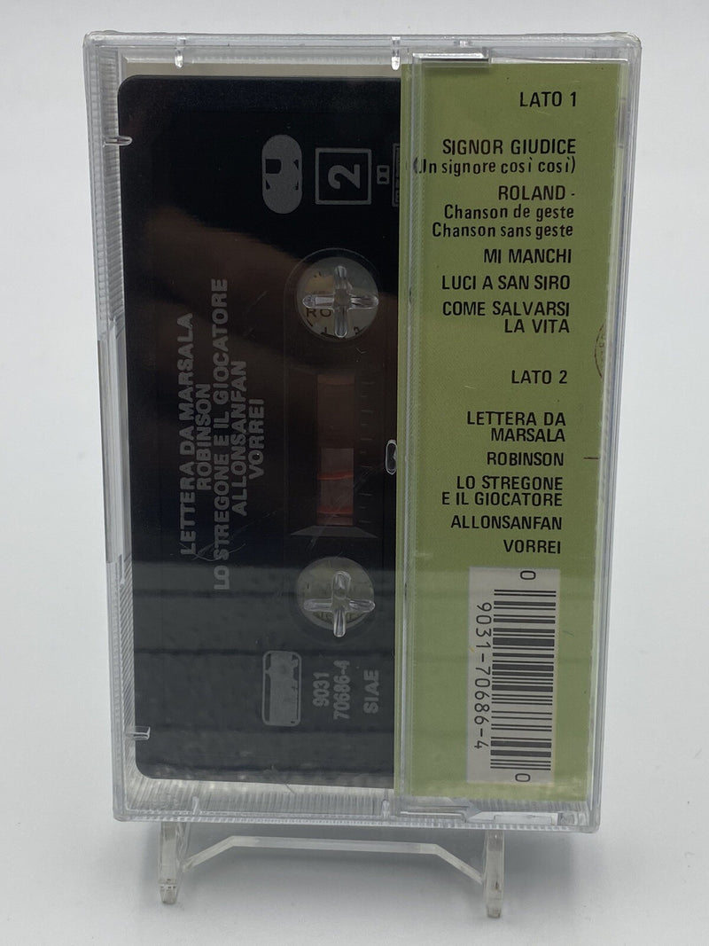 MUSICASSETTA Tape SS Roberto Vecchioni – Robinson, Come Salvarsi La Vita Italy