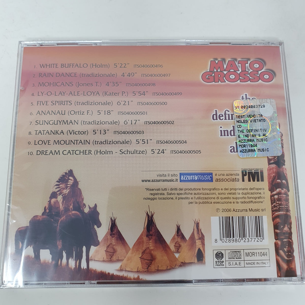 CD Mato Grosso  – The Definitive Indian's Album SEALED