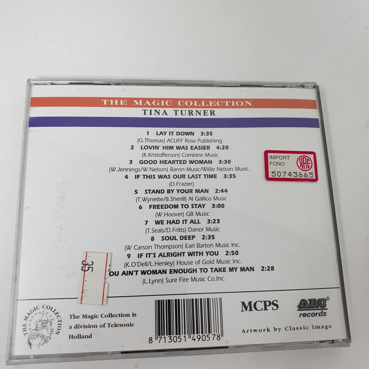 CD Tina Turner – The Magic Collection ARC Records – MEC 949057