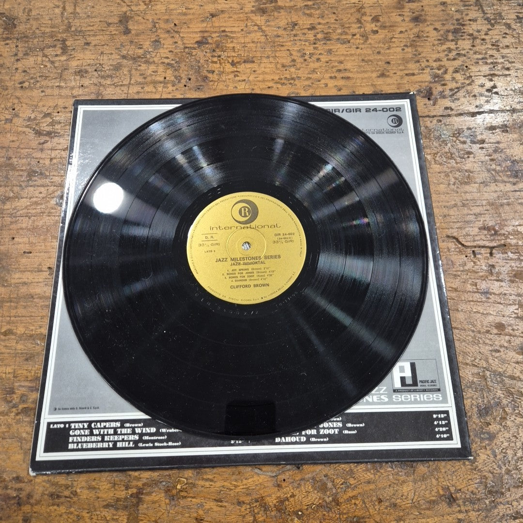 LP Clifford Brown - Jazz Immortal GIR 24-002 Musica Jazz Vinile 12