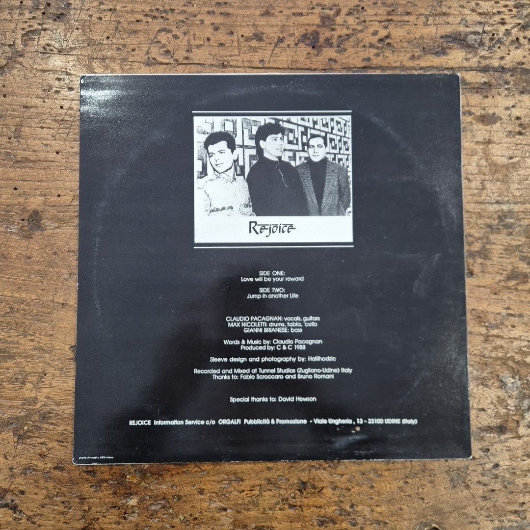 LP Rejoice Jump In Another Life Love Will Be Your Reward Musica Rock Vinile 12