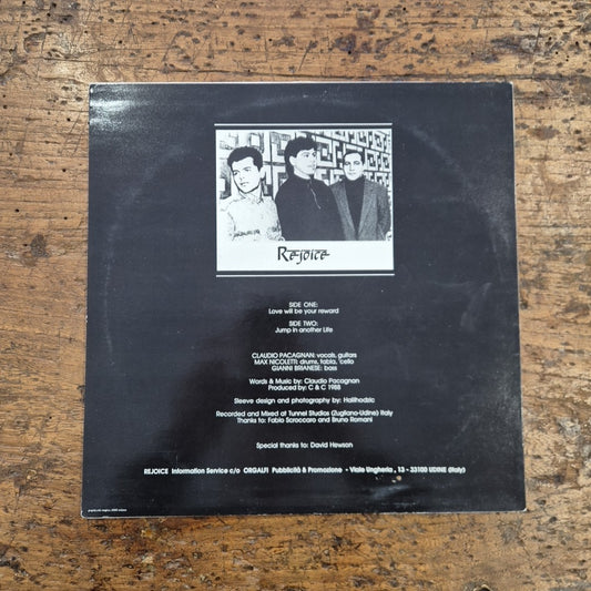 LP Rejoice Jump In Another Life Love Will Be Your Reward Musica Rock Vinile 12