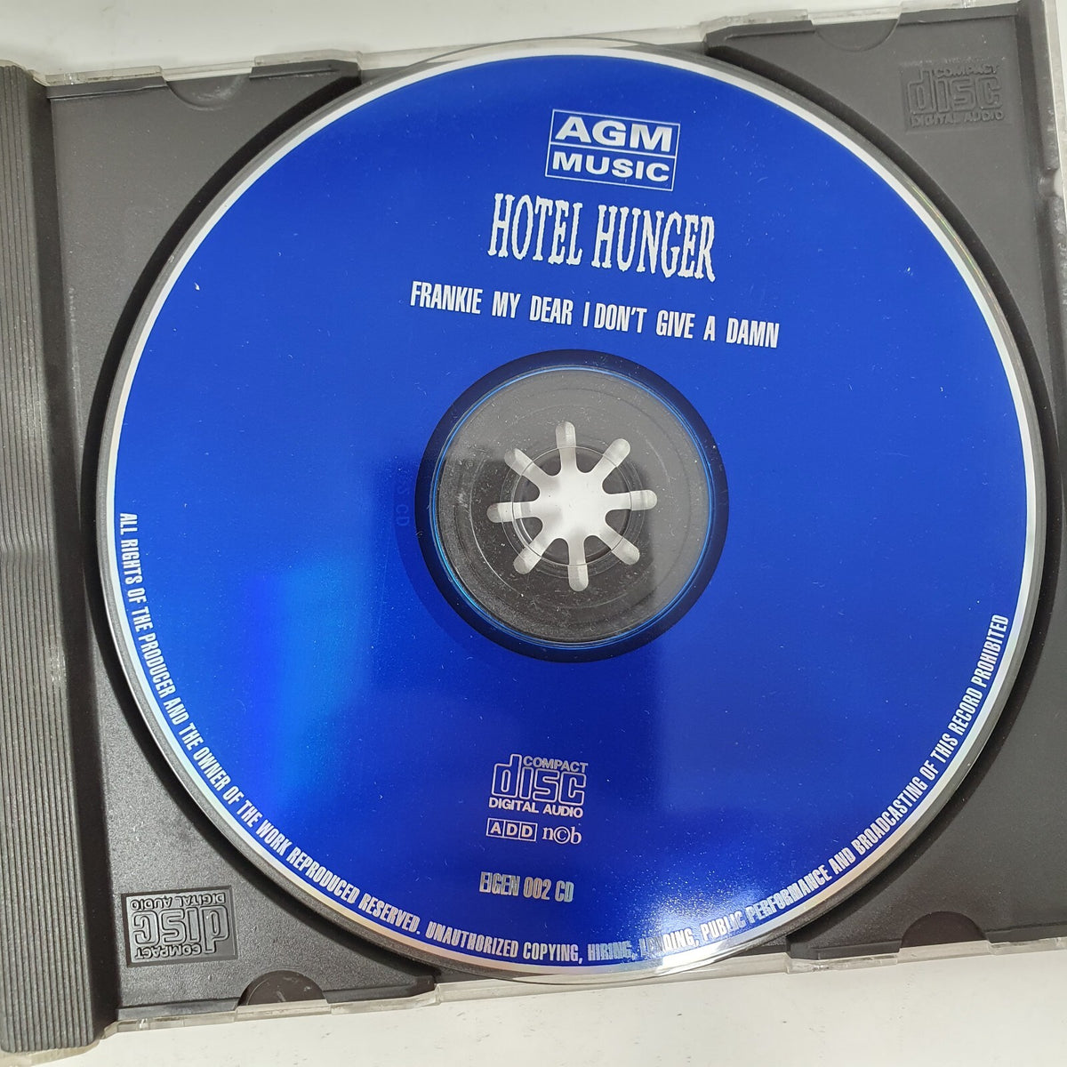 CD Hotel Hunger – Frankie My Dear I Don't Give A Damn