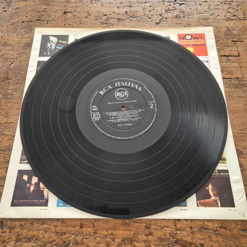 LP Rita Pavone - Non È Facile Avere 18 Anni PML 10360 Musica Italiana Vinile
