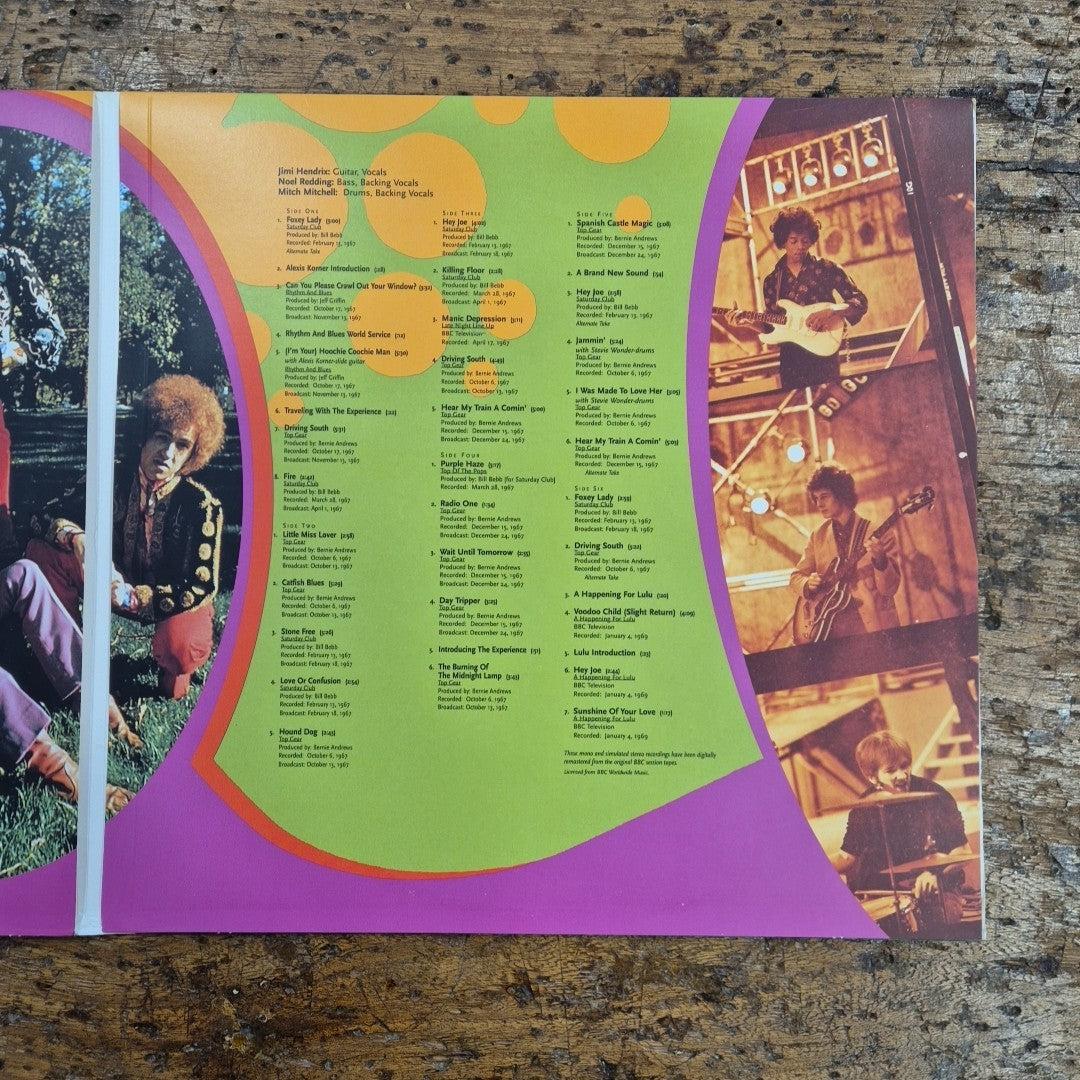 LP The Jimi Hendrix Experience - BBC Sessions MCA3-11742 USA Psychedelic Rock