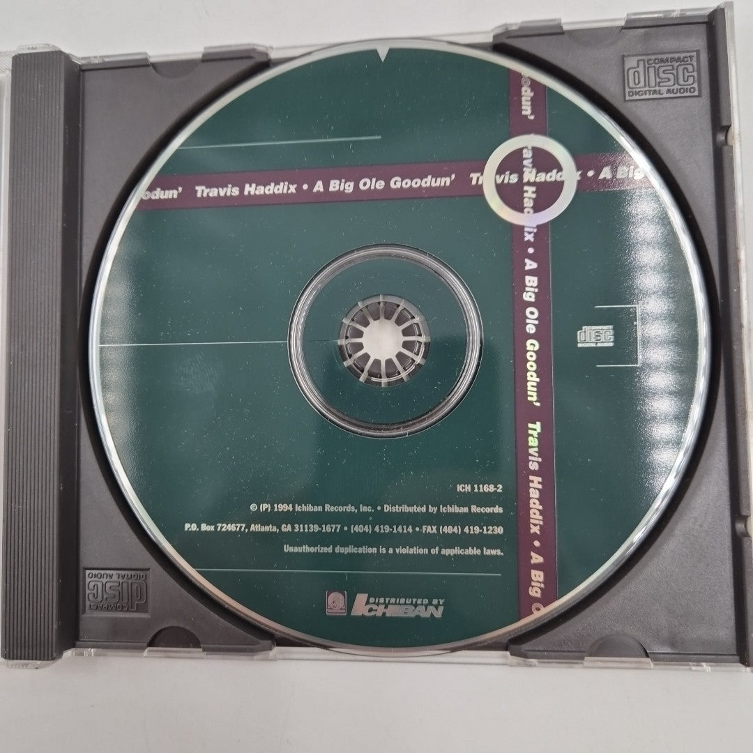 CD Jazz TRAVIS HADDIX and The Travis Haddix Band - A Big Ole Goodun' Funk Soul