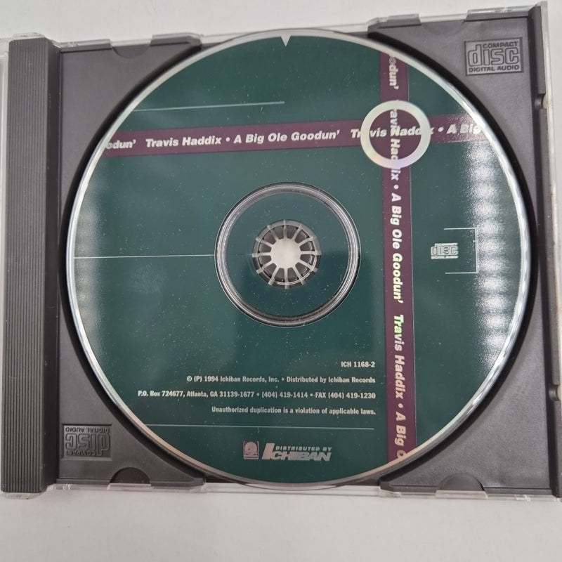 CD Jazz TRAVIS HADDIX and The Travis Haddix Band - A Big Ole Goodun' Funk Soul