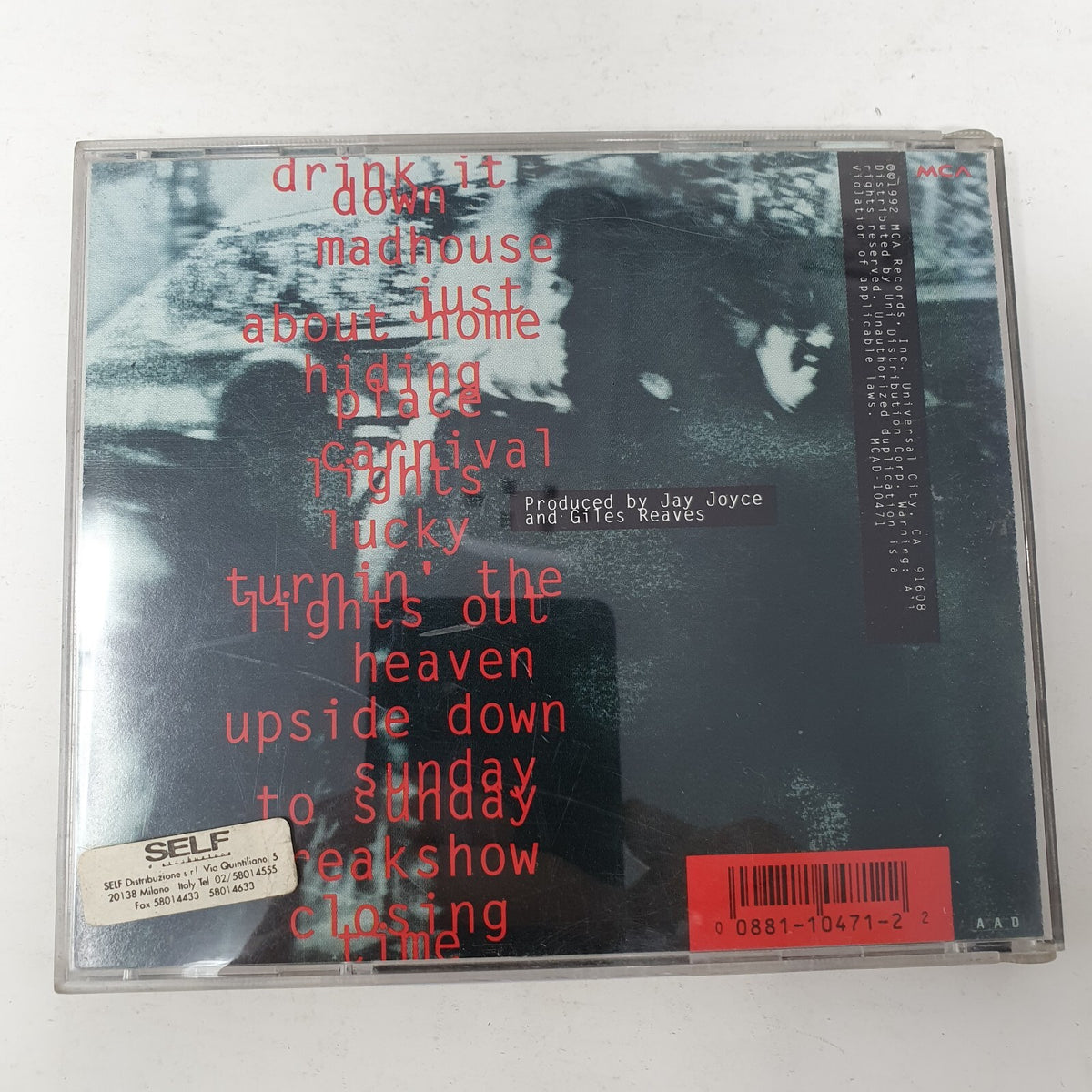 CD Bedlam – Into The Coals MCA Records – MCAD10471