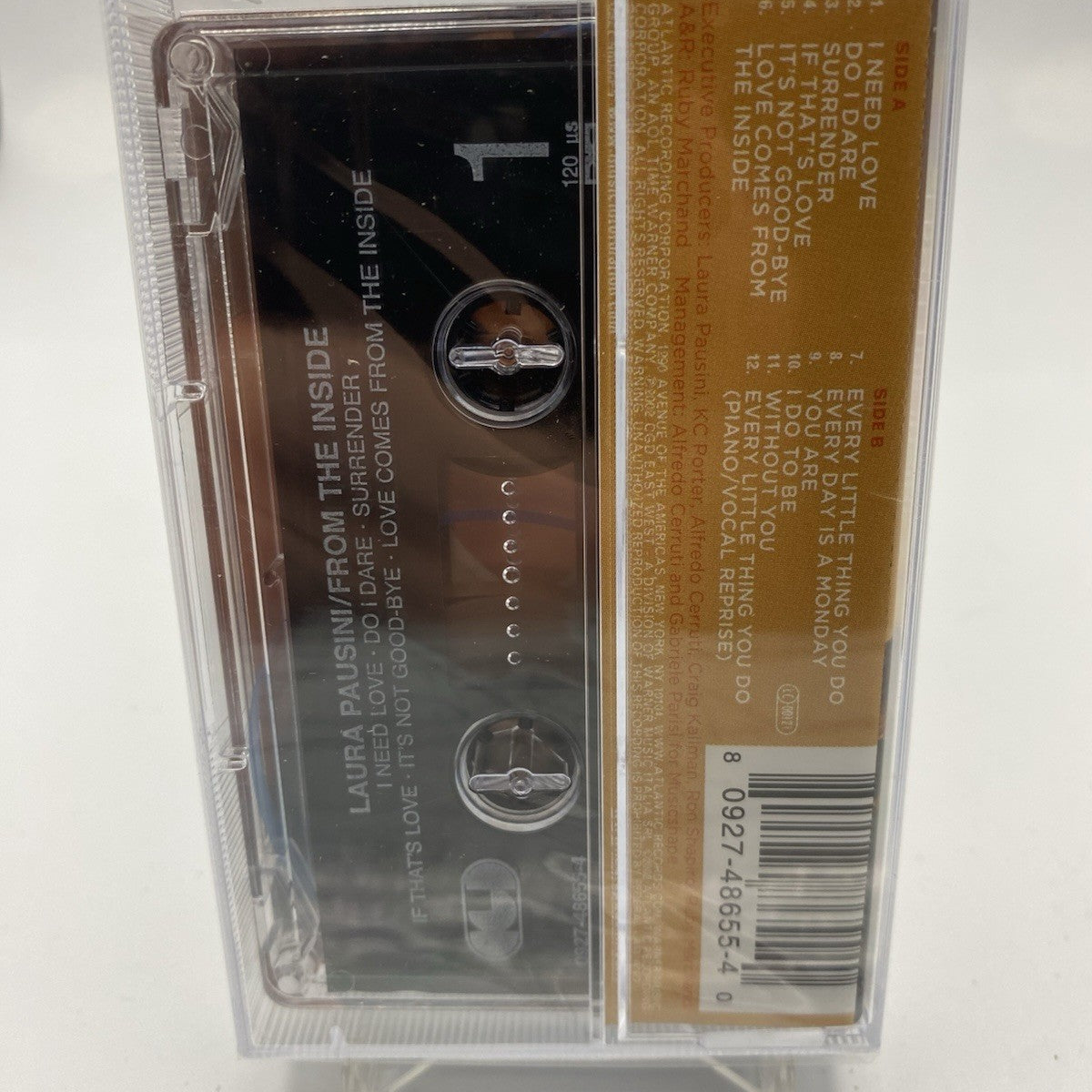 MUSICASSETTA Tape SS Sigillato Laura Pausini – From The Inside Italy 2003