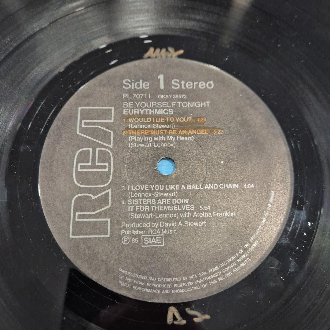 LP Eurythmics - Be Yourself Tonight PL 70711 Musica Pop Rock Vinile