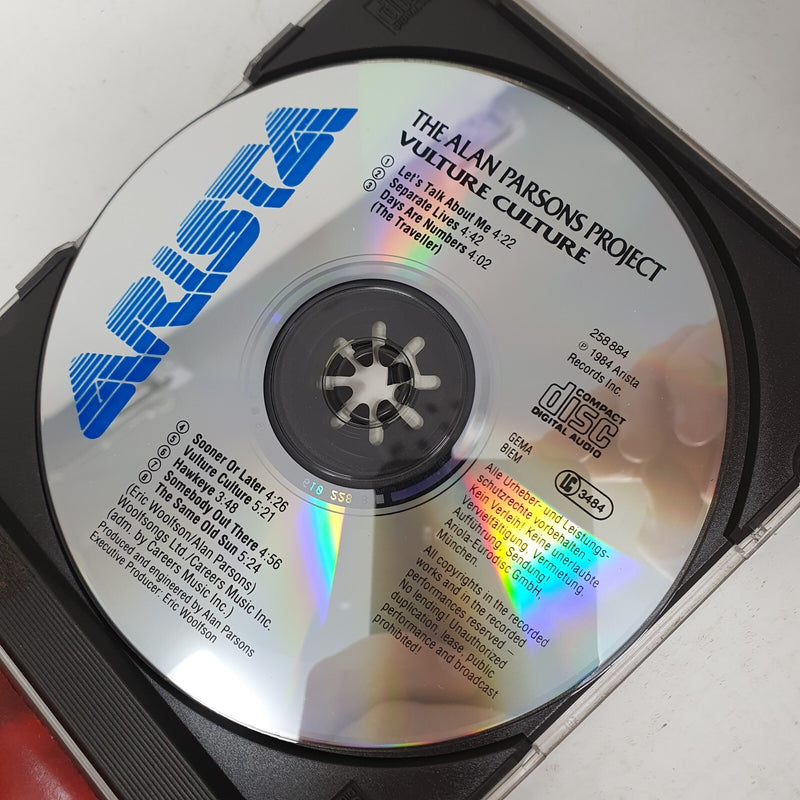 CD The Alan Parsons Project – Vulture Culture Arista – 258 884
